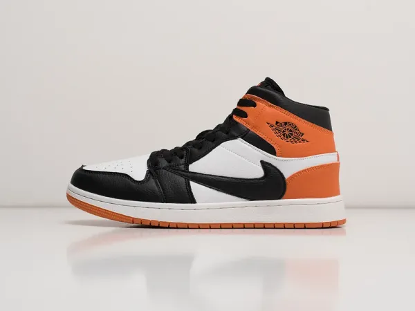 Зимние Кроссовки Nike Air Jordan 1 Mid x Travis Scott - 30970