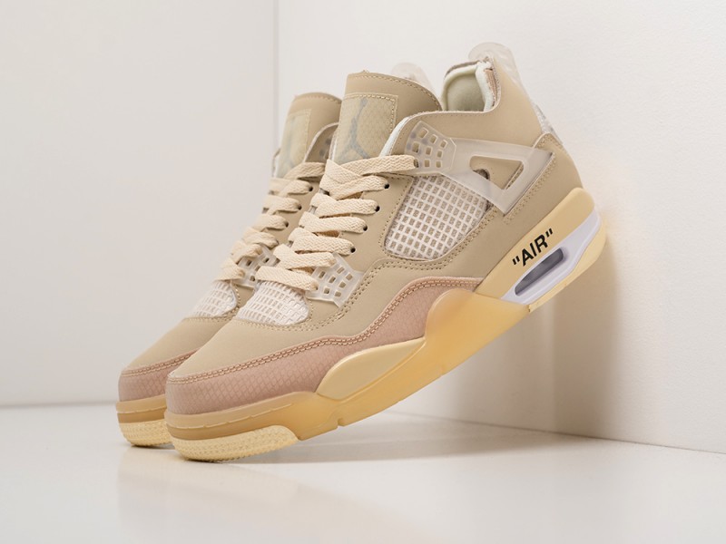 Кроссовки OFF White x Nike Air Jordan 4 Retro - 22739