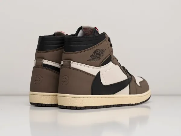 Кроссовки Nike Air Jordan 1 Mid x Travis Scott - 15799