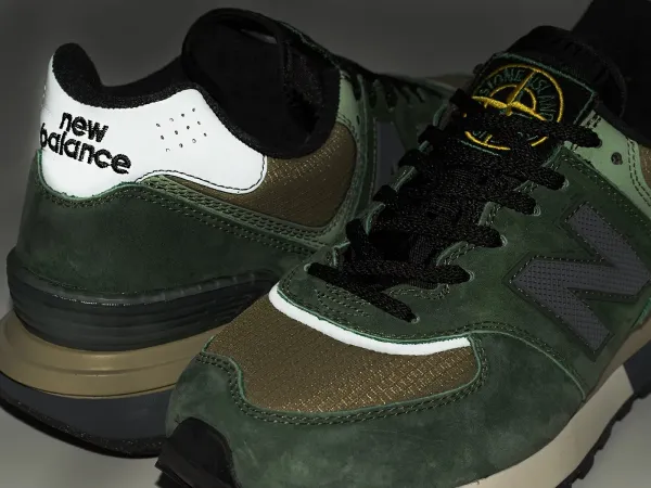 Кроссовки Stone Island x New Balance 574 - 43980