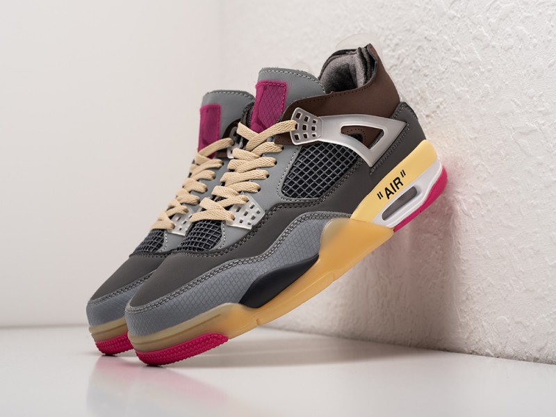Кроссовки OFF White x Nike Air Jordan 4 Retro - 33752
