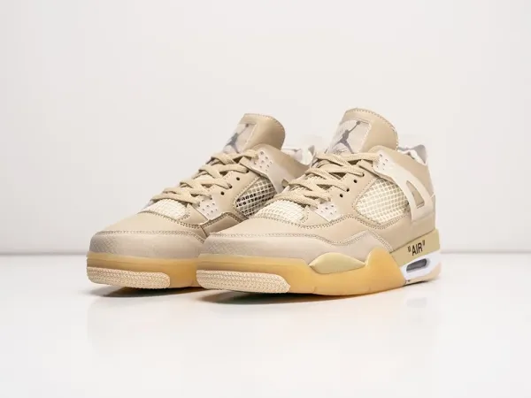 Кроссовки OFF White x Nike Air Jordan 4 Retro - 28081