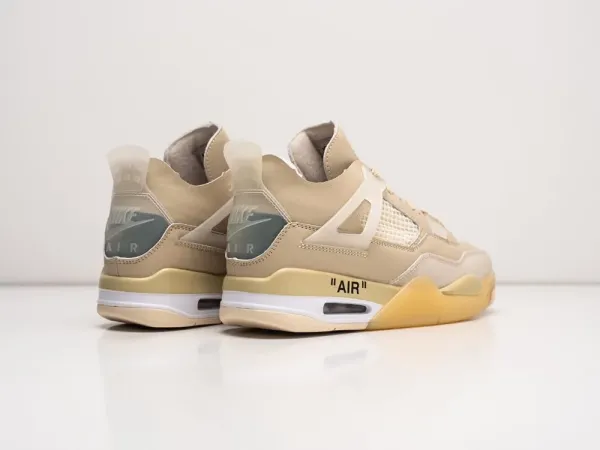 Кроссовки OFF White x Nike Air Jordan 4 Retro - 28081