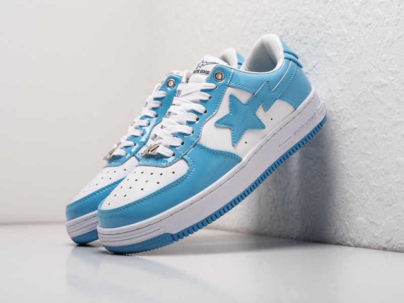 Кроссовки BAPE Sta Force 1 low - цвет Голубой