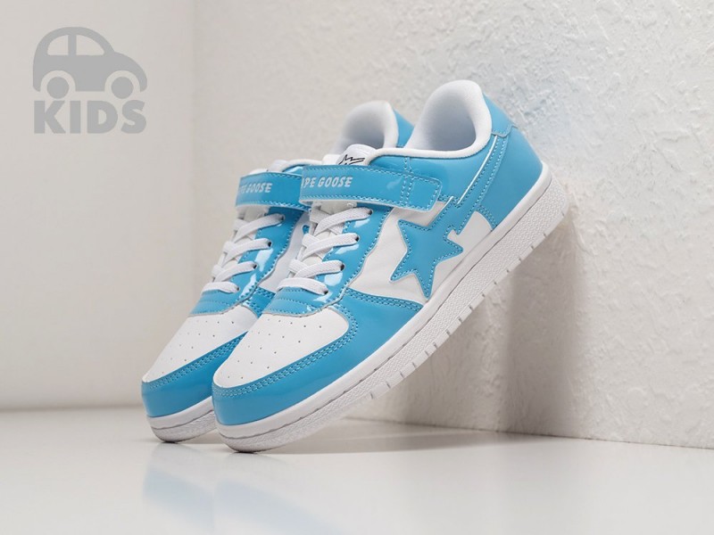 Кроссовки BAPE Sta Force 1 low - цвет Голубой