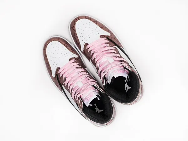 Кроссовки Nike Air Jordan 1 Mid x Travis Scott - 27393