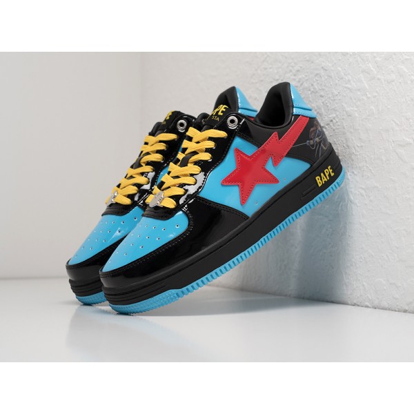 Кроссовки Marvel x BAPE Sta Force 1 low - цвет Синий