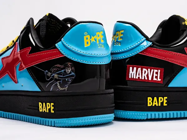 Кроссовки Marvel x BAPE Sta Force 1 low - 35867